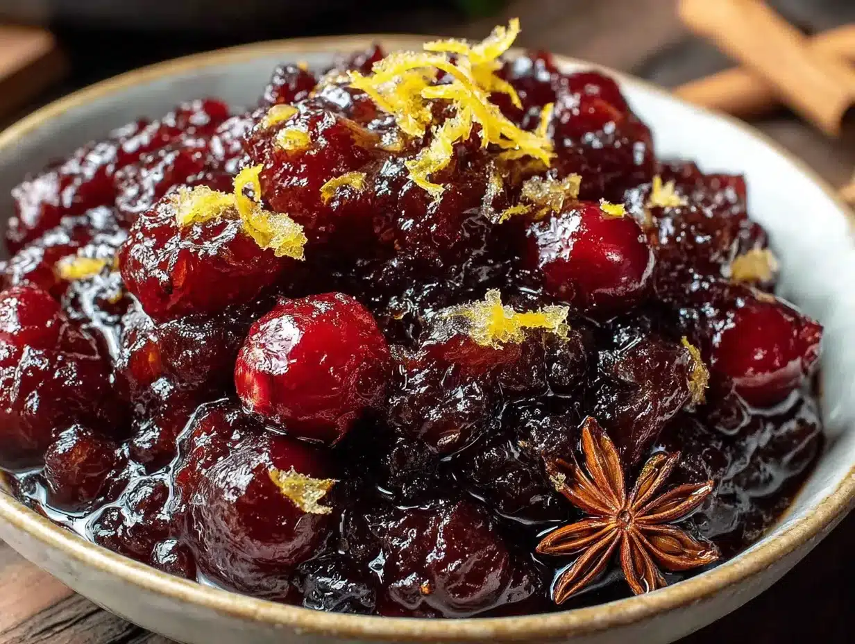 cranberry orange sauce preparation steps