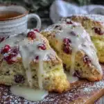 cranberry orange scones - featured image