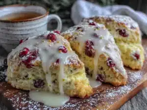 cranberry orange scones - featured image