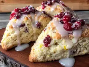 cranberry orange scones - featured image