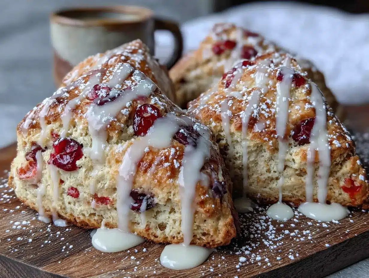 cranberry orange scones preparation steps