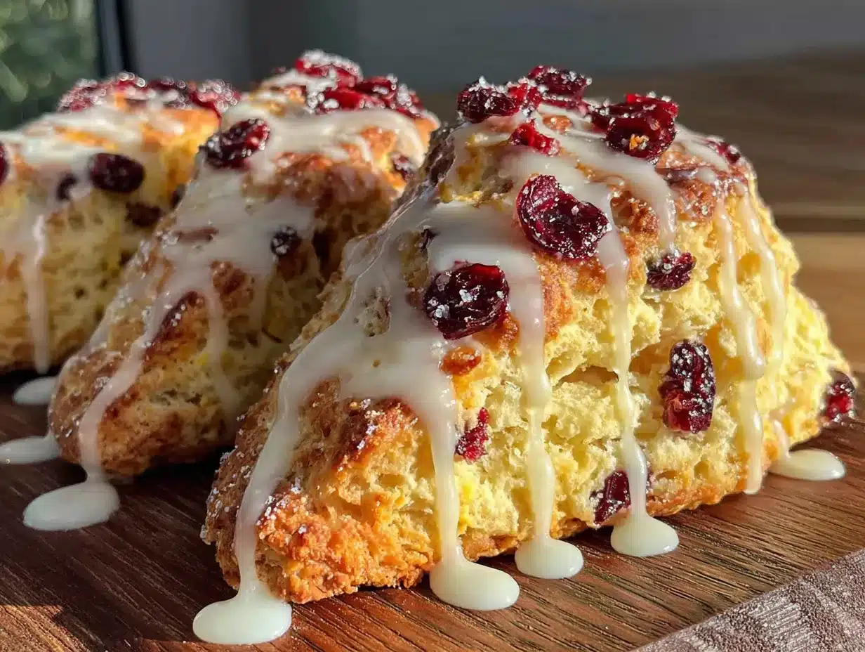 cranberry orange scones preparation steps