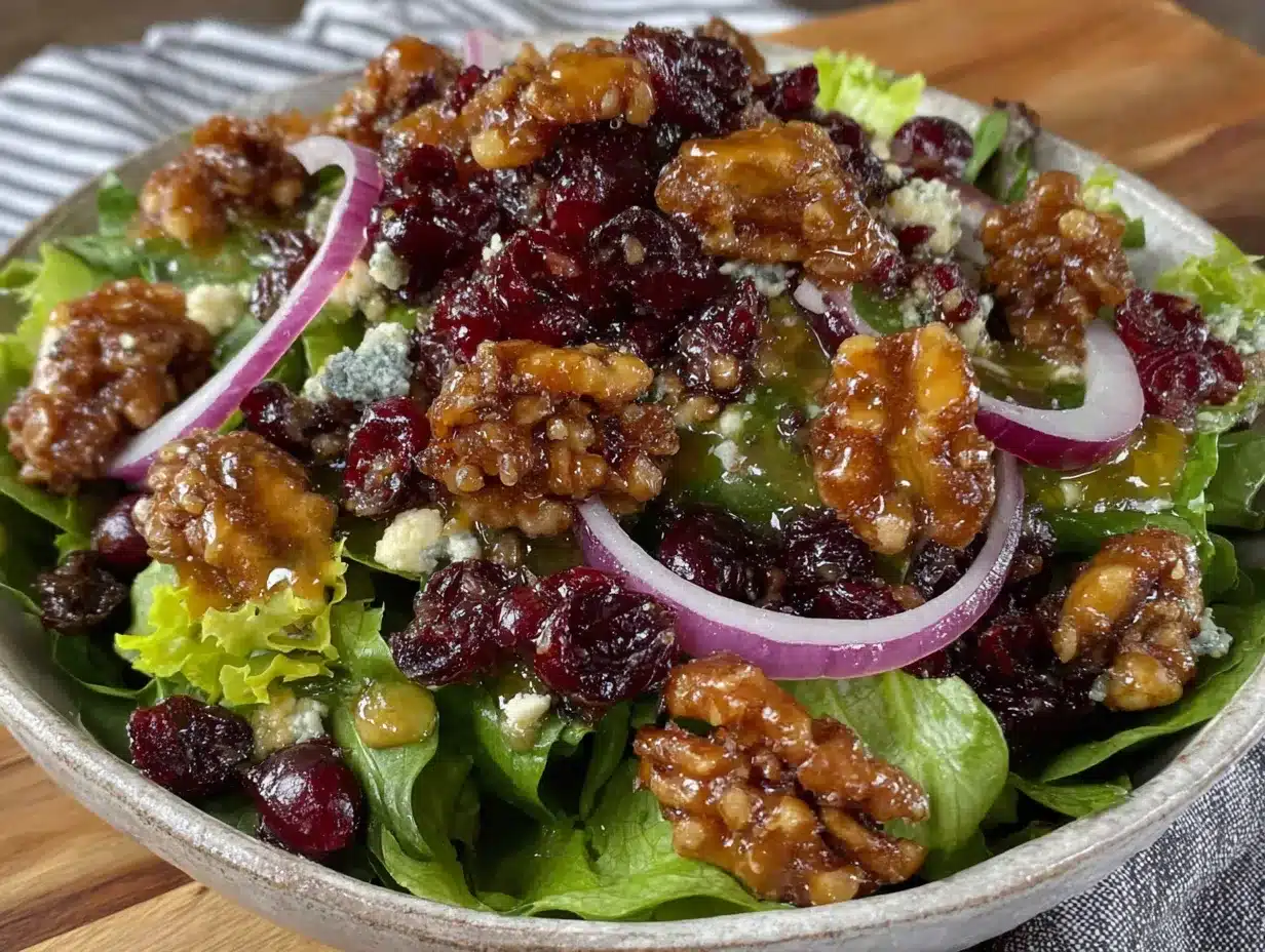 cranberry walnut salad preparation steps