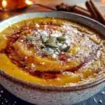 creamy brown butter sage squash soup - featured image