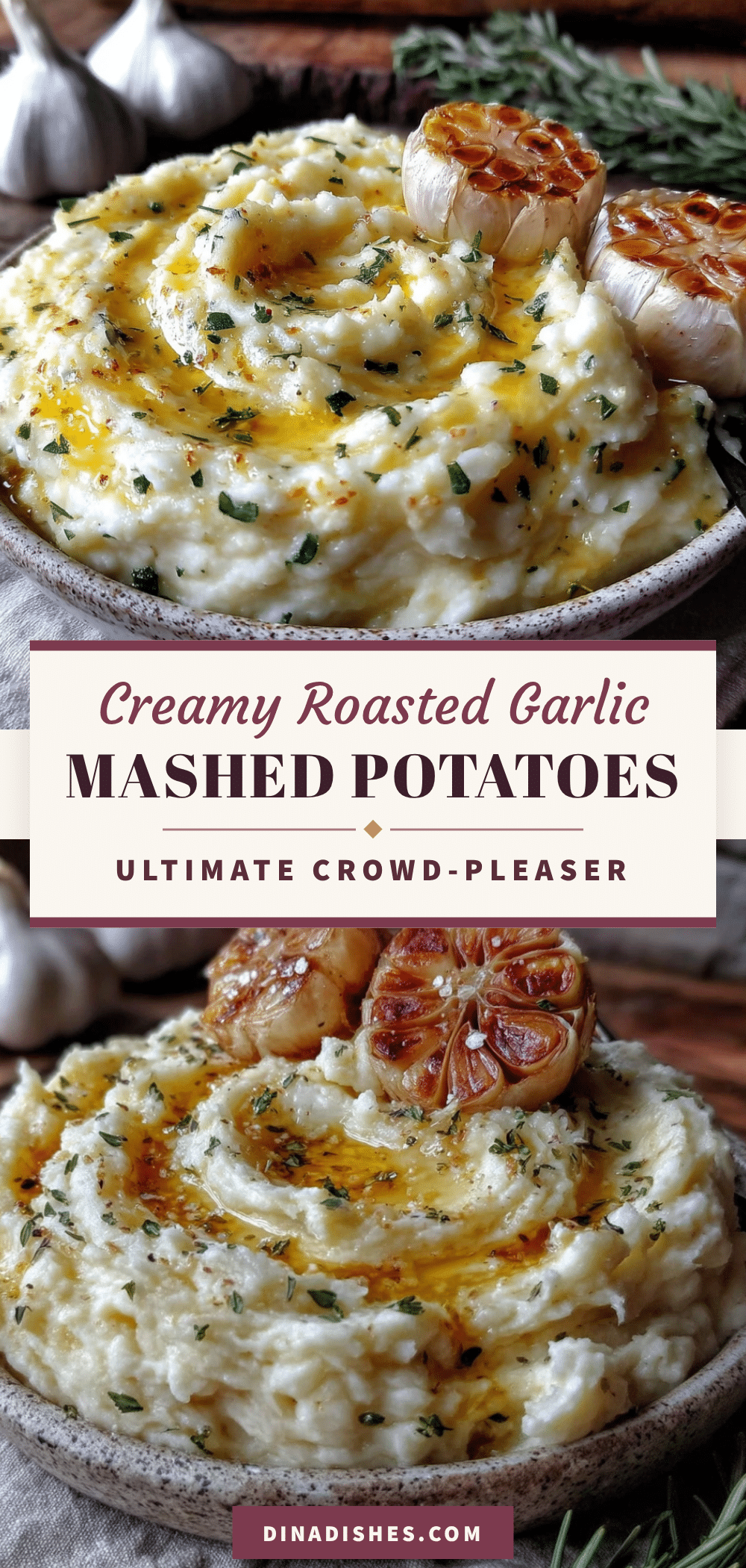 creamy roasted garlic mashed potatoes recipe
