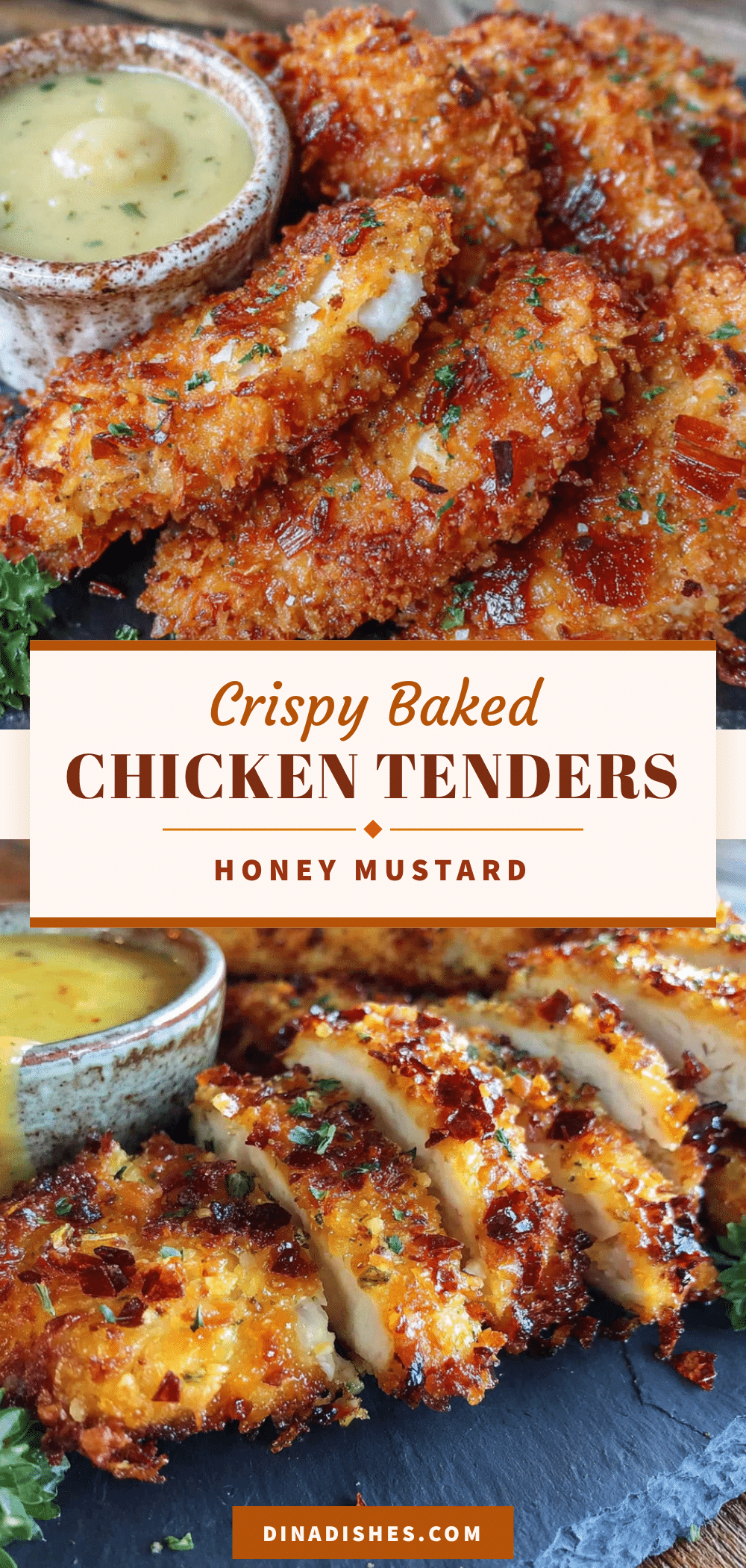 crispy baked chicken tenders with honey mustard recipe