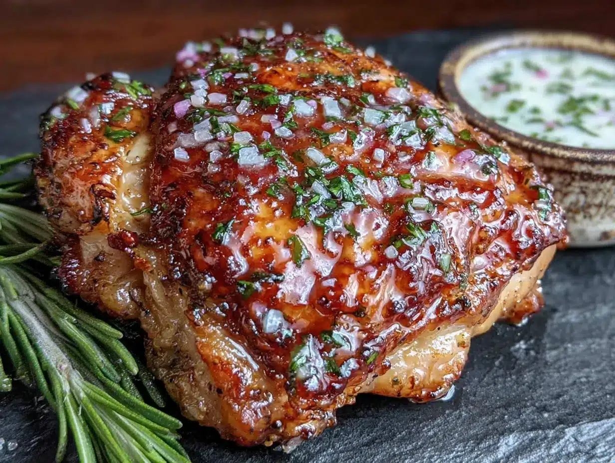 crispy baked chicken thighs preparation steps