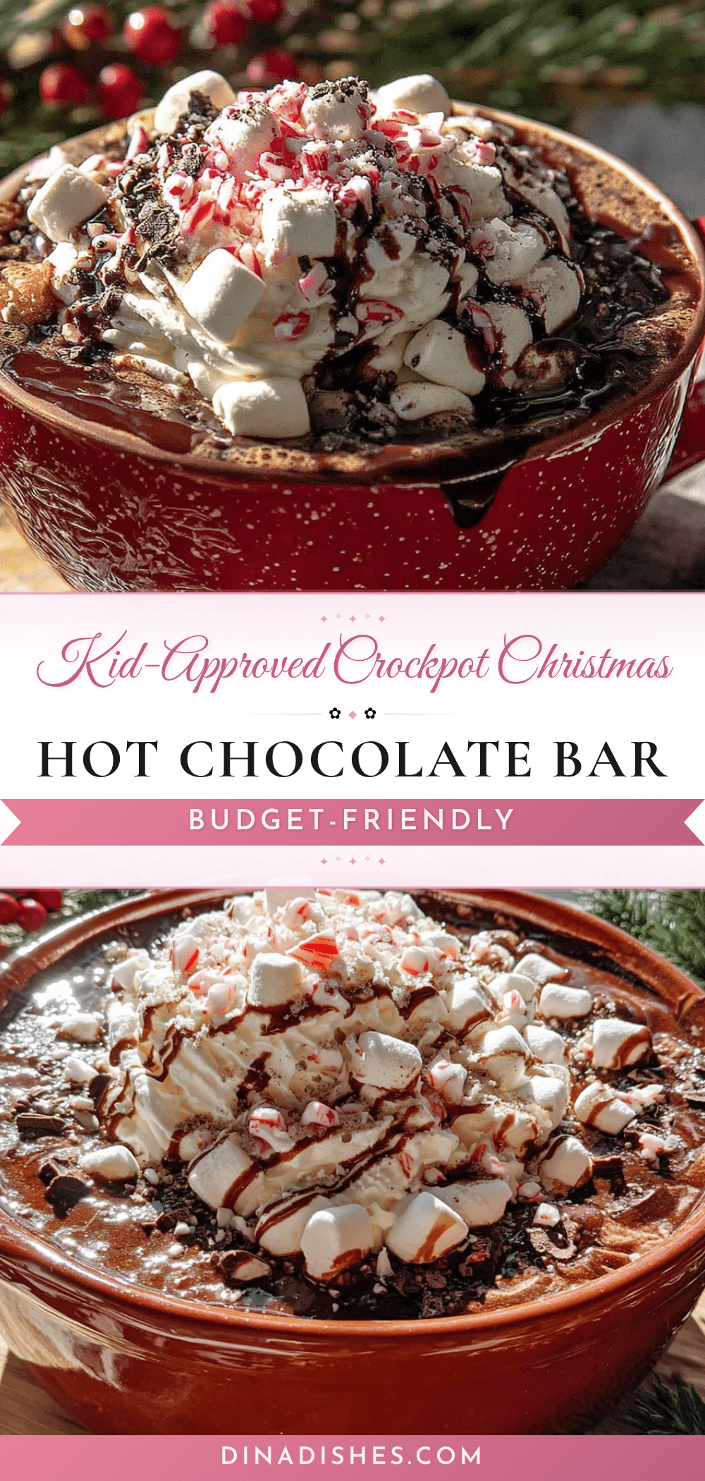 crockpot christmas hot chocolate bar recipe