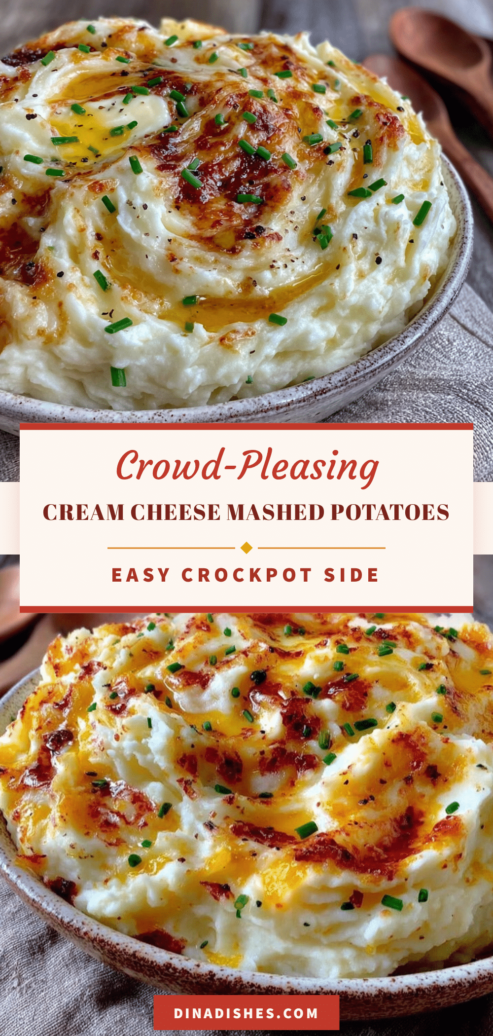 crockpot cream cheese mashed potatoes recipe