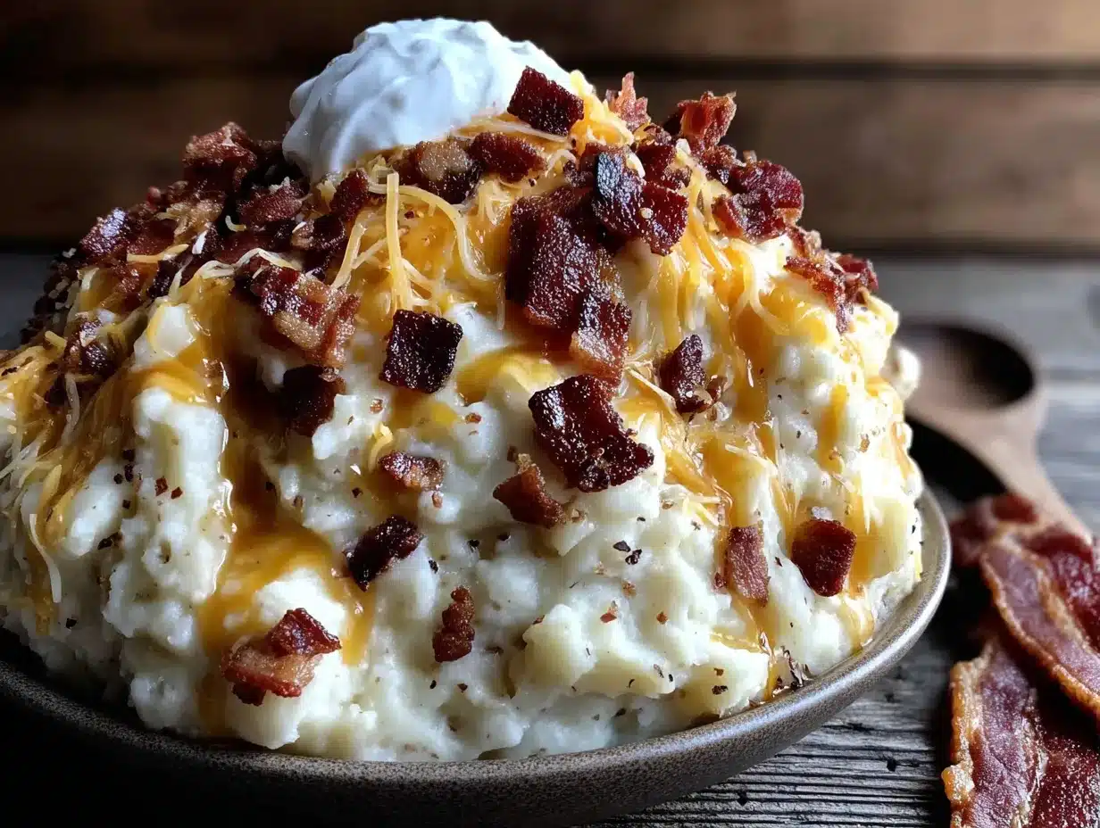 crockpot potato soup with bacon and cheddar preparation steps