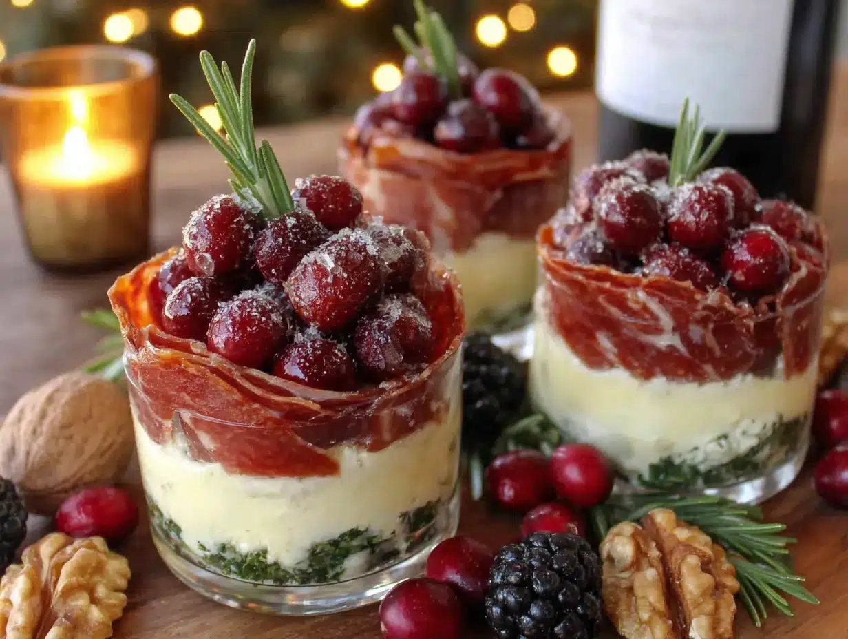 easy christmas charcuterie cups preparation steps