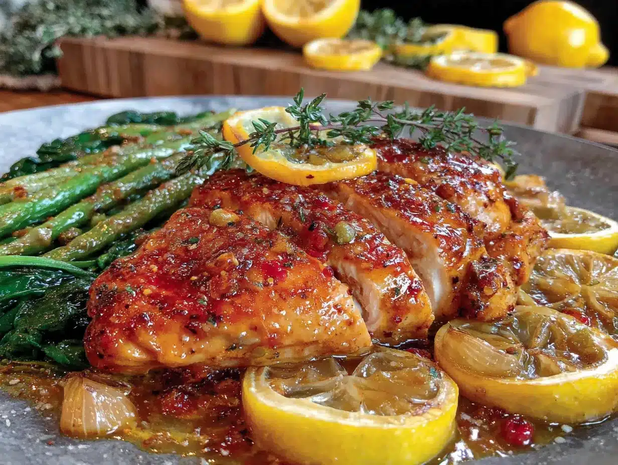 easy lemon chicken skillet preparation steps