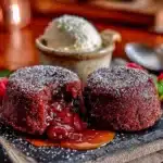 easy molten lava cakes for two - featured image