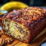 easy one-bowl banana nut bread - featured image