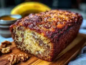 easy one-bowl banana nut bread - featured image