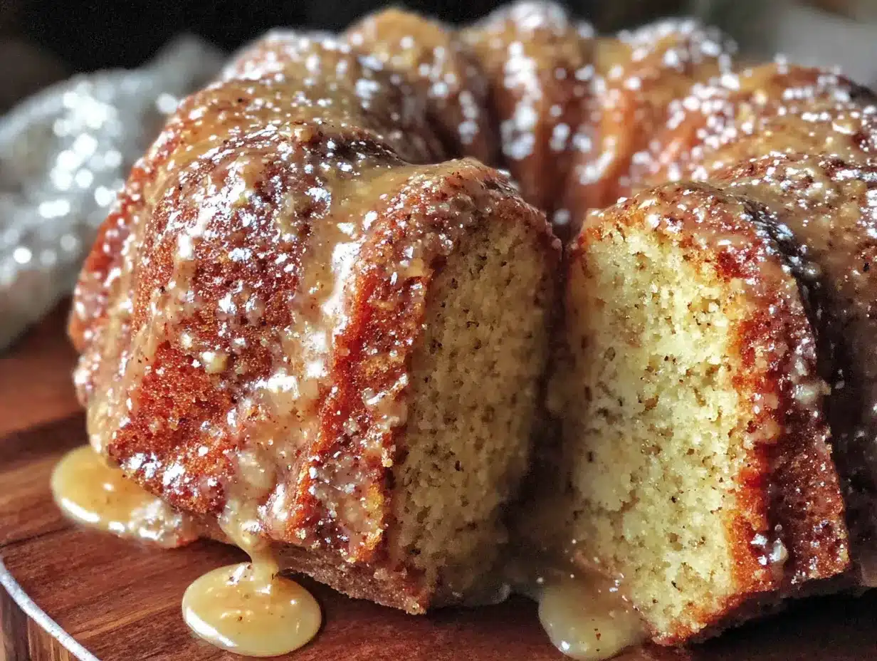 eggnog bundt cake preparation steps