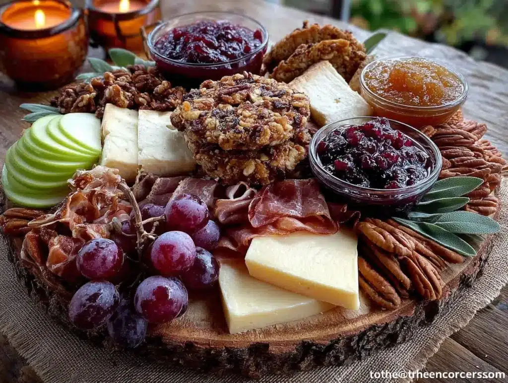 Friendsgiving Charcuterie Board with Fall Fruit - featured image
