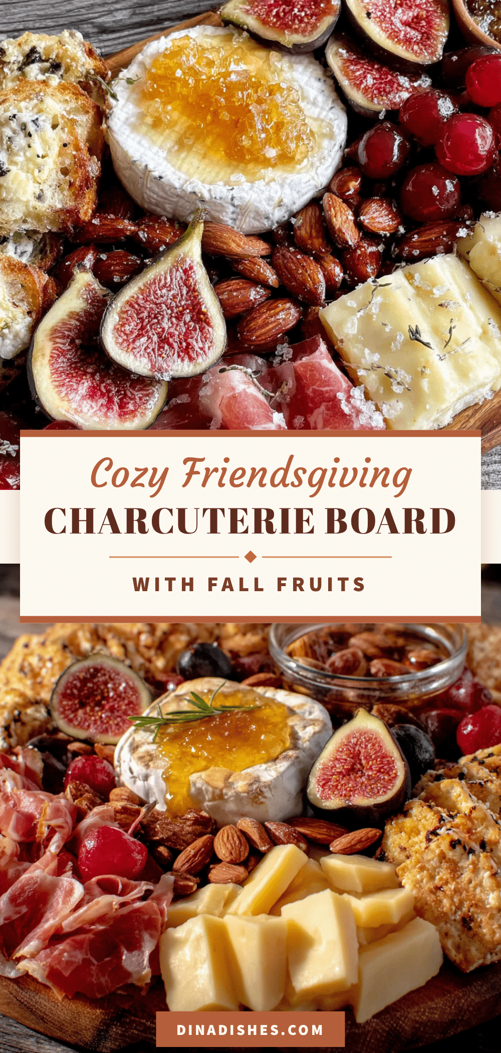 Friendsgiving charcuterie board with fall fruits recipe