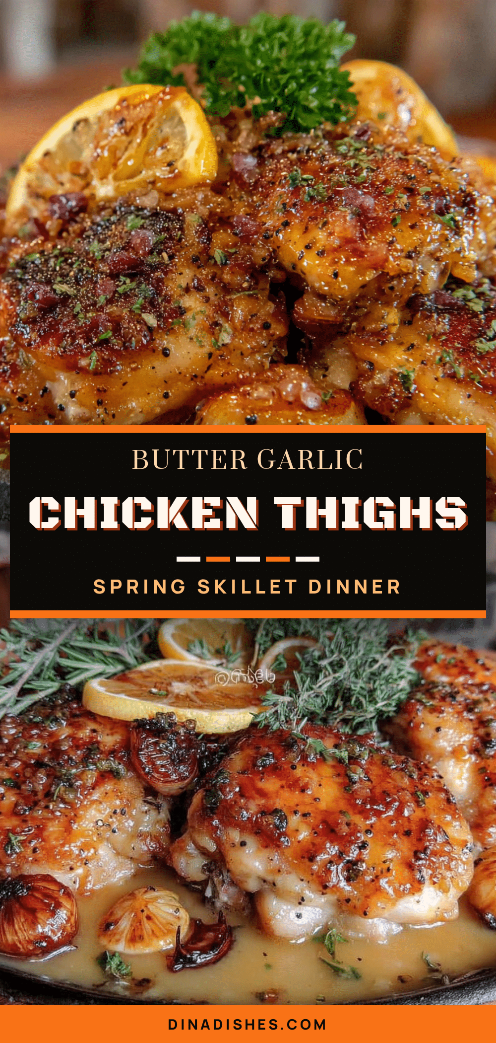 garlic butter chicken thighs recipe