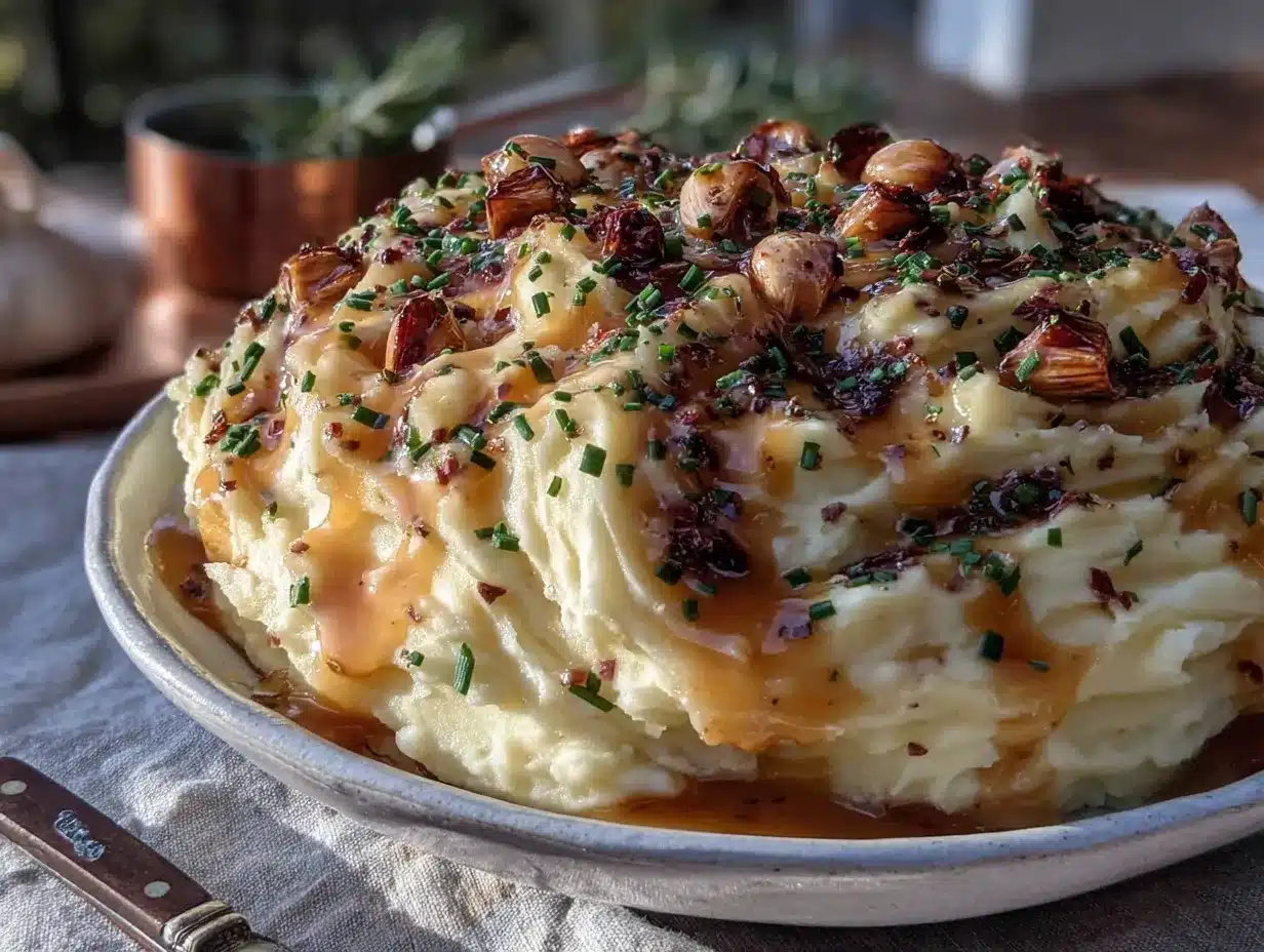 garlic herb brown butter mashed potatoes preparation steps