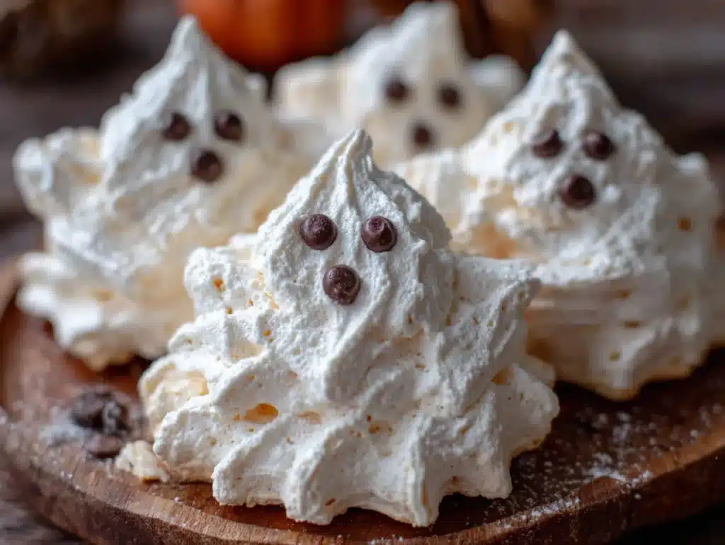 ghost meringue cookies - featured image