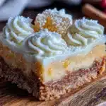 gingerbread cheesecake bars - featured image