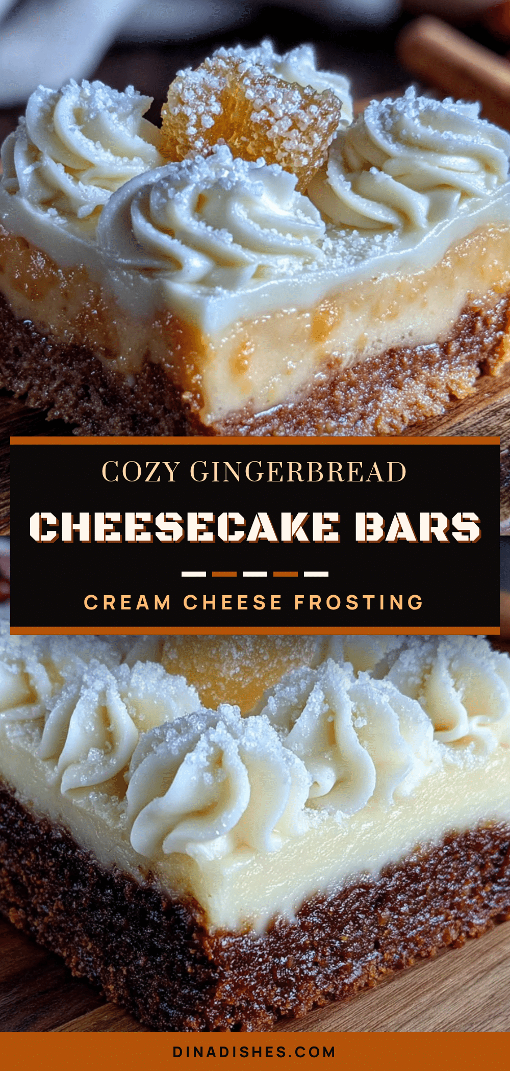 gingerbread cheesecake bars recipe