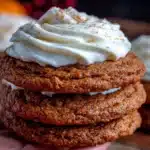 gingerbread cookies with cream cheese frosting - featured image