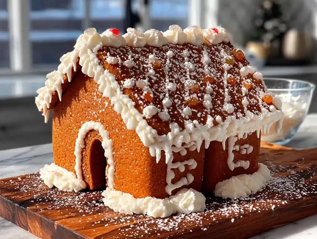 gingerbread house royal icing recipe - featured image