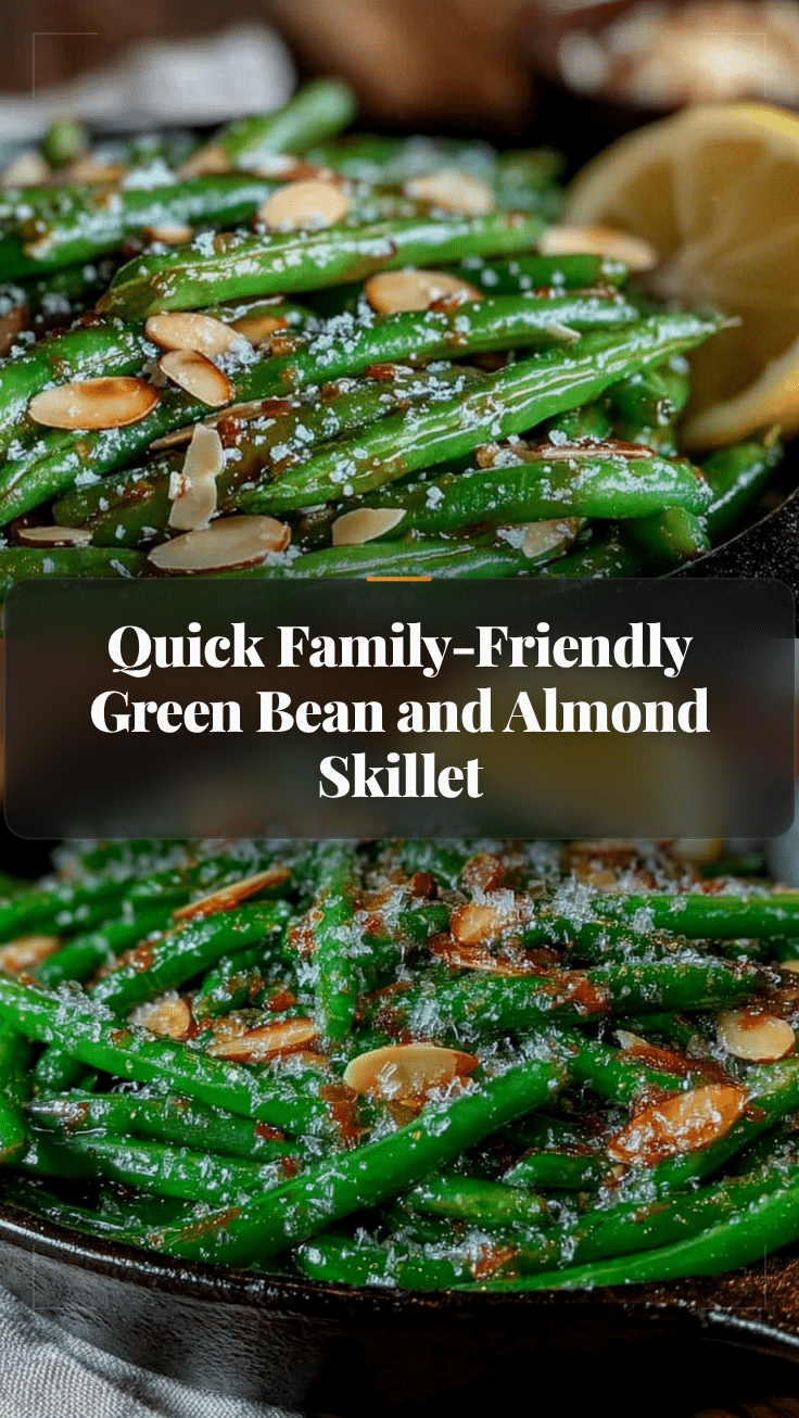 green bean and almond skillet recipe