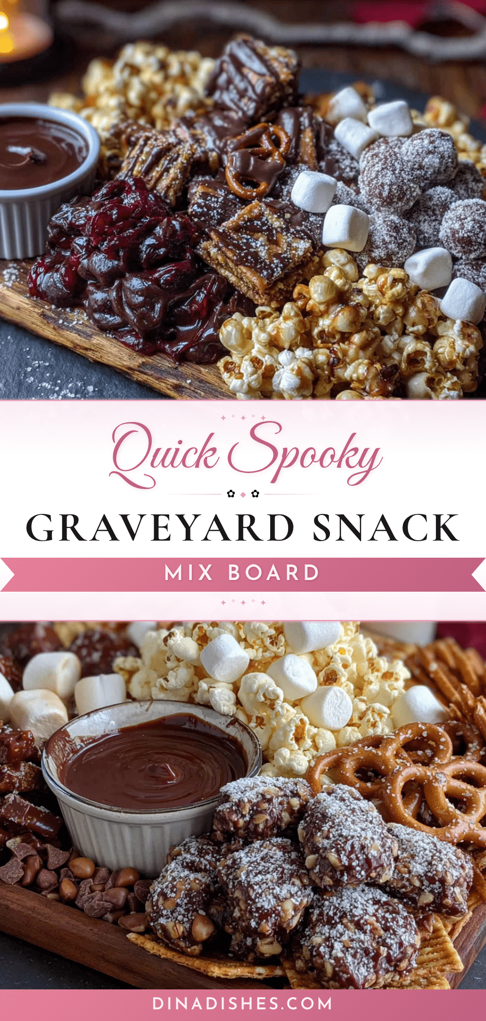 halloween graveyard snack board recipe