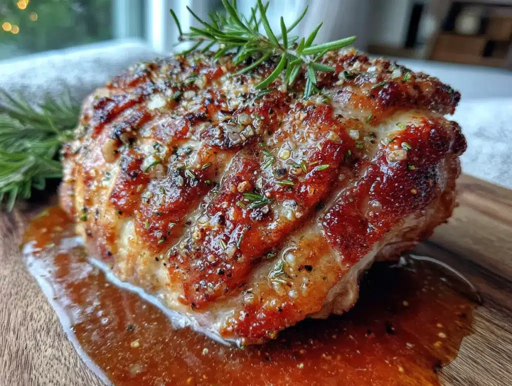 herb butter roasted turkey breast - featured image