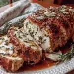 herb butter roasted turkey breast - featured image
