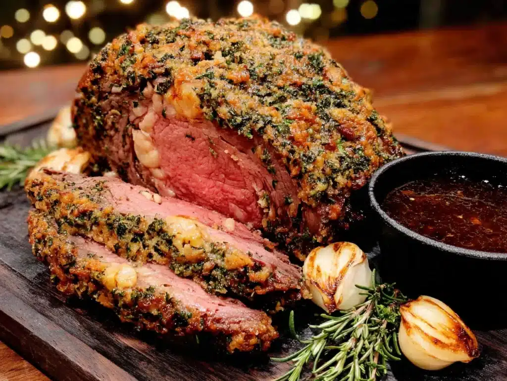 herb-crusted prime rib roast - featured image