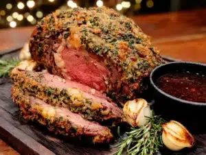 herb-crusted prime rib roast - featured image