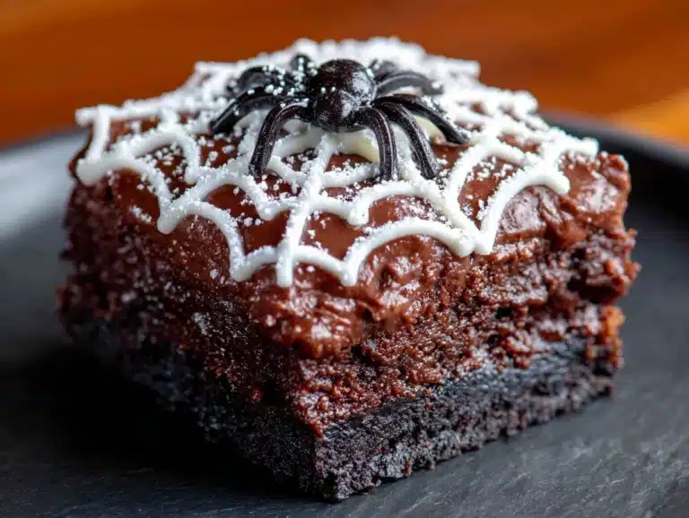 Kid-Friendly Black Velvet Spiderweb Cheesecake Bars - featured image
