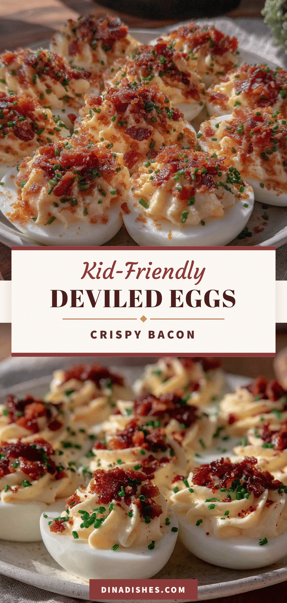 kid-friendly deviled eggs with bacon recipe