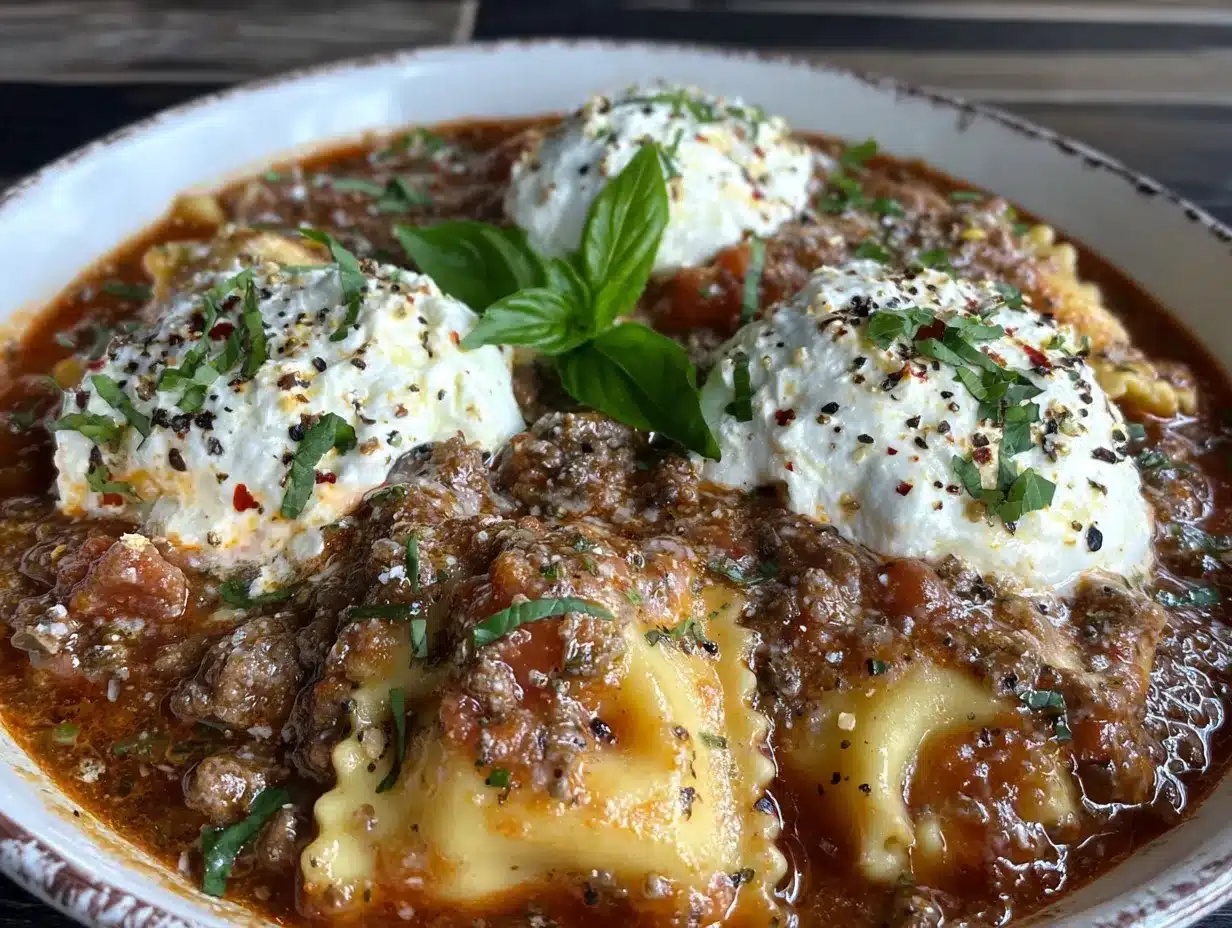 lasagna soup preparation steps