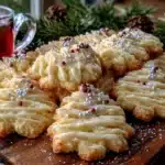 Light and Buttery Iced Spritz Cookies - featured image