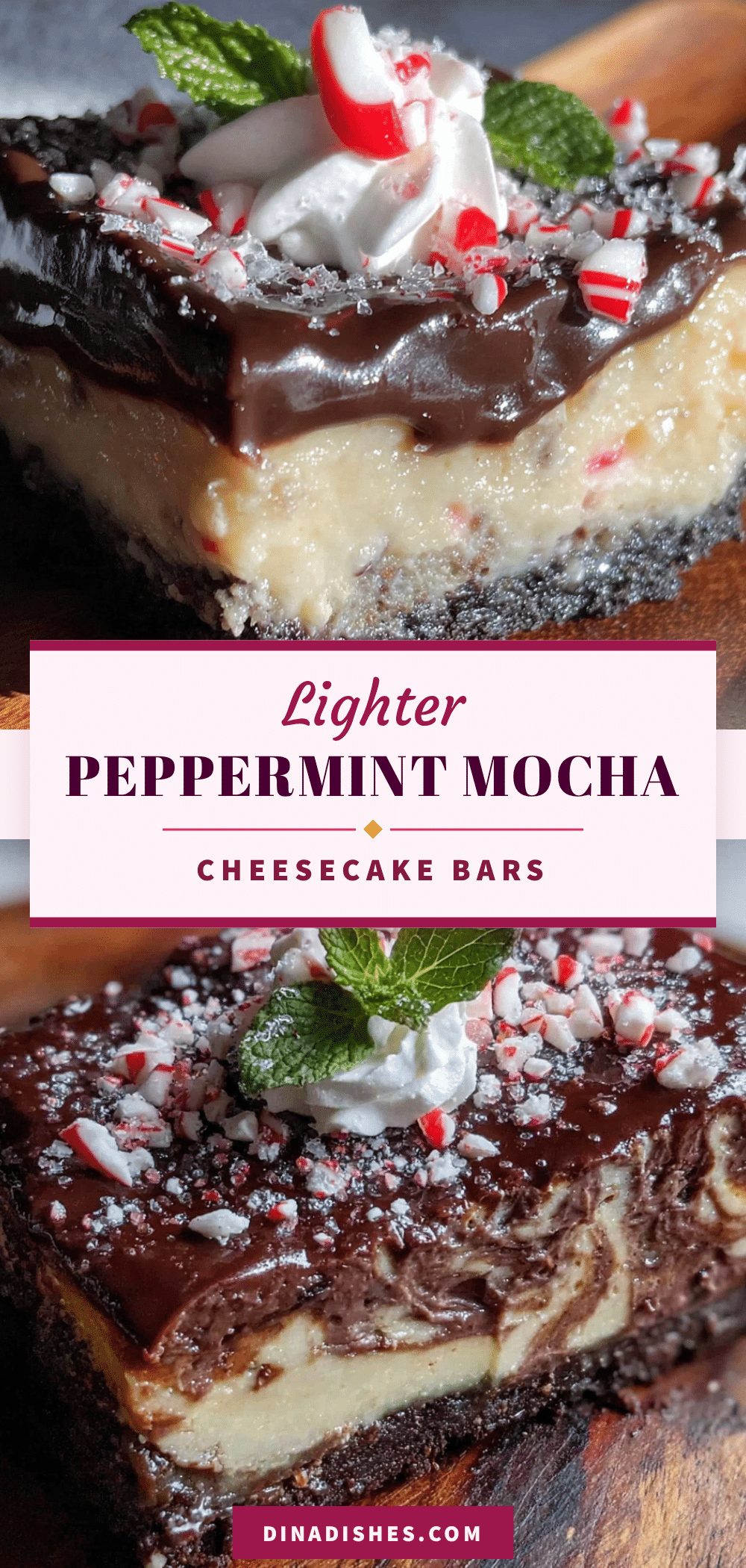 light peppermint mocha cheesecake bars recipe