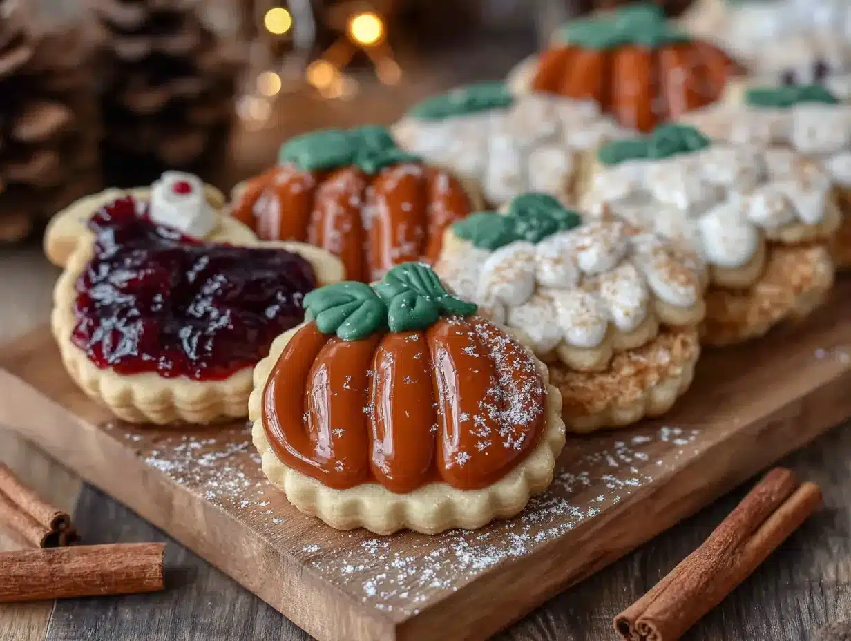 lightened up iced thanksgiving cookie cutouts preparation steps