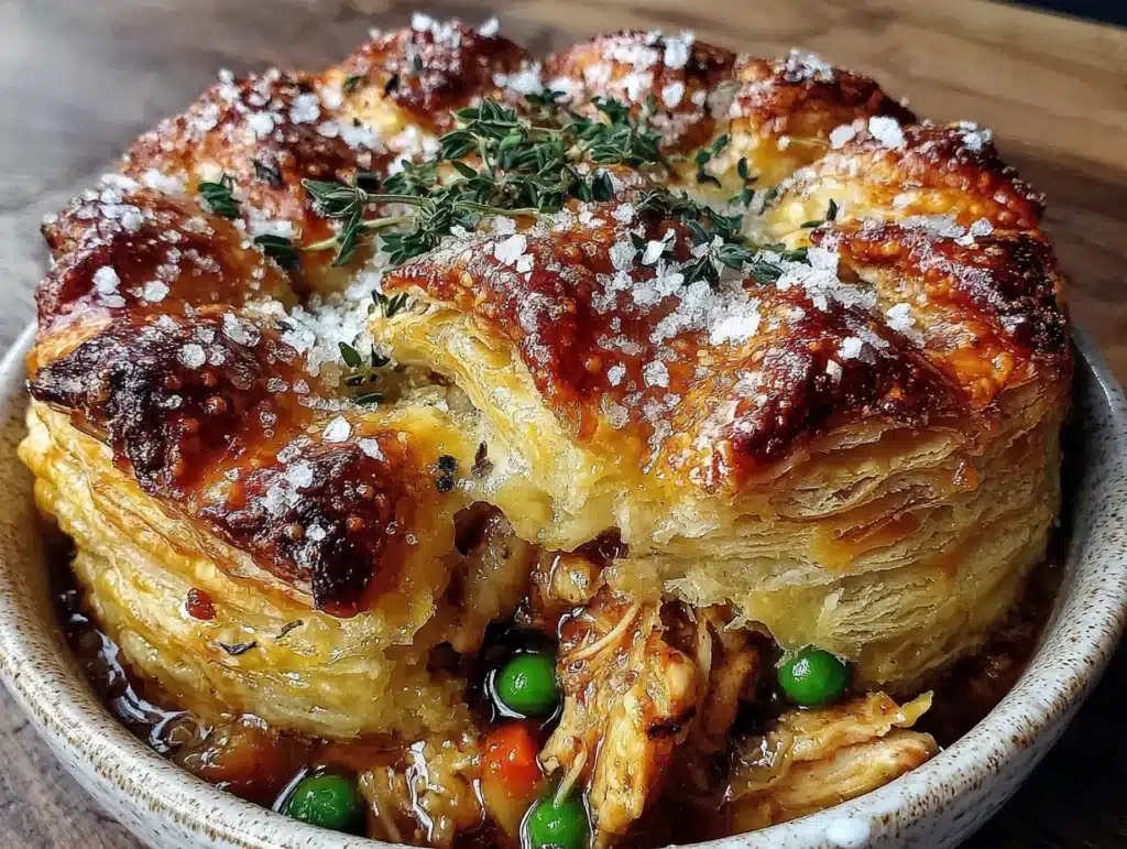 lightened-up turkey pot pie - featured image
