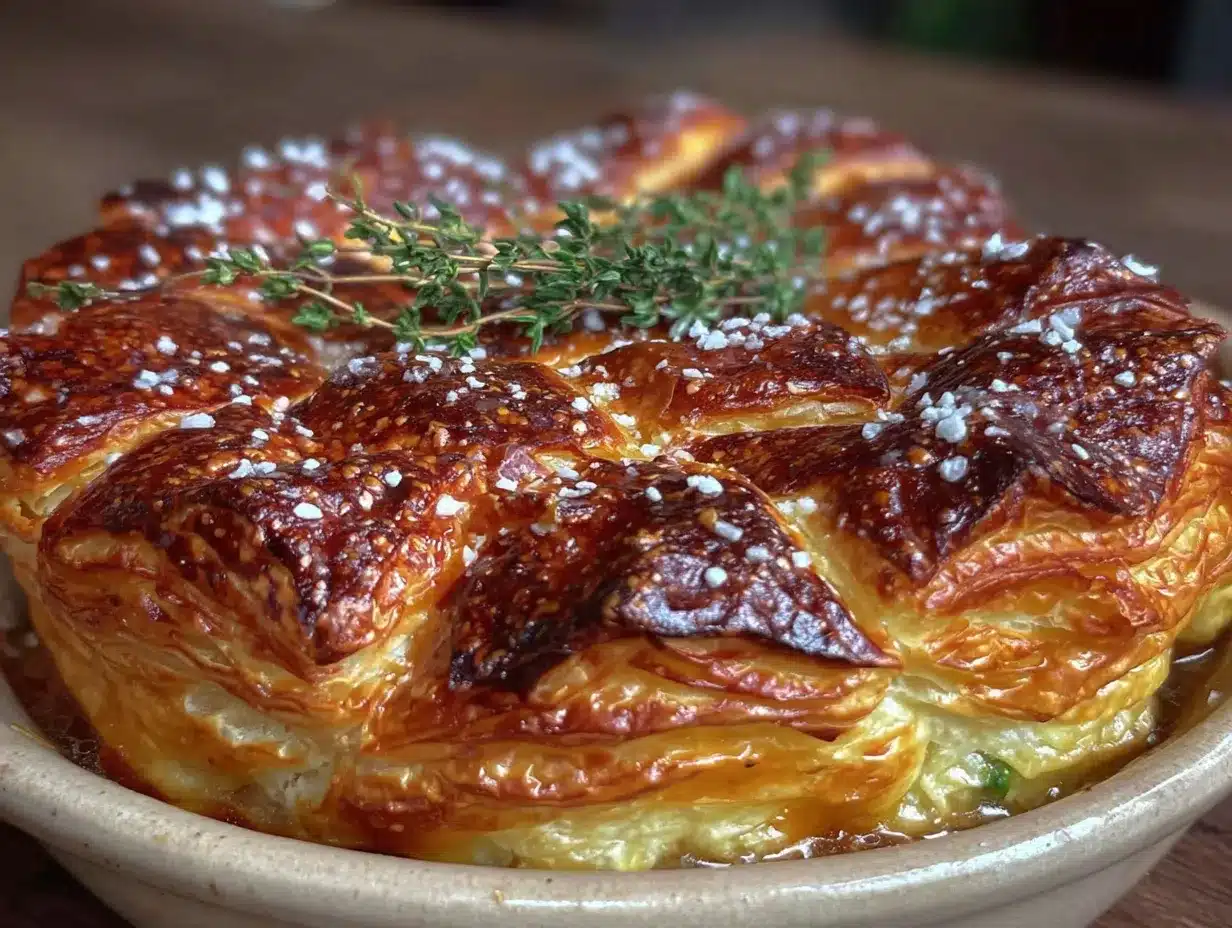 lightened-up turkey pot pie preparation steps