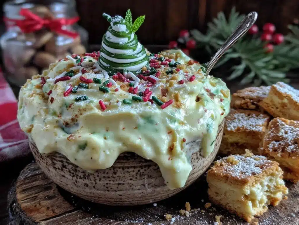 Little Debbie Christmas Tree Cake Dip Copycat Recipe - featured image