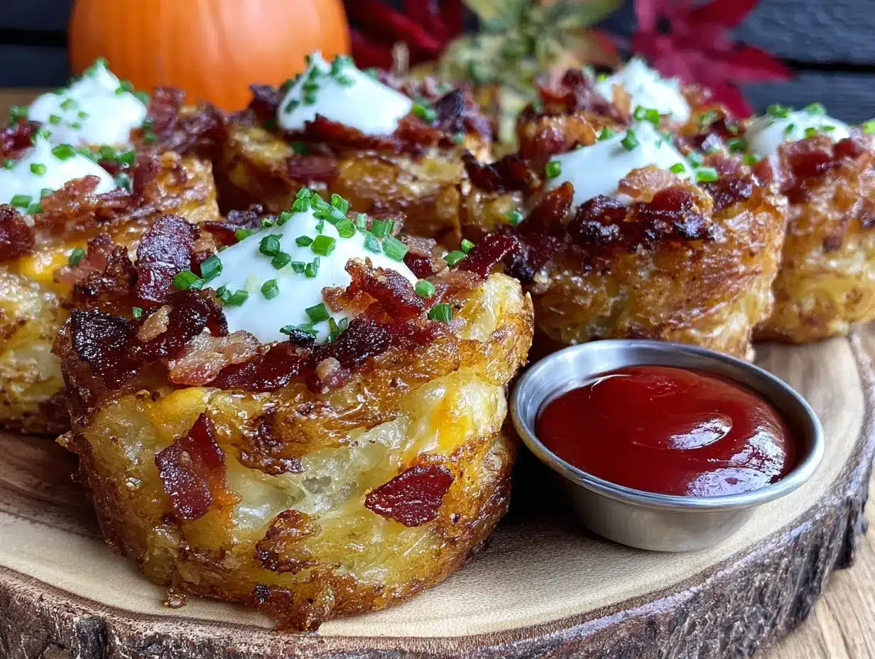 loaded mashed potato bites for friendsgiving preparation steps