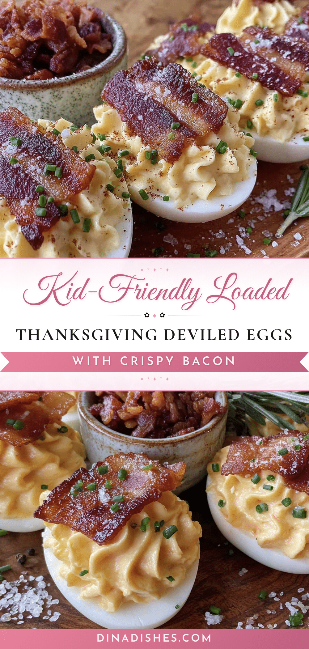 loaded thanksgiving deviled eggs recipe