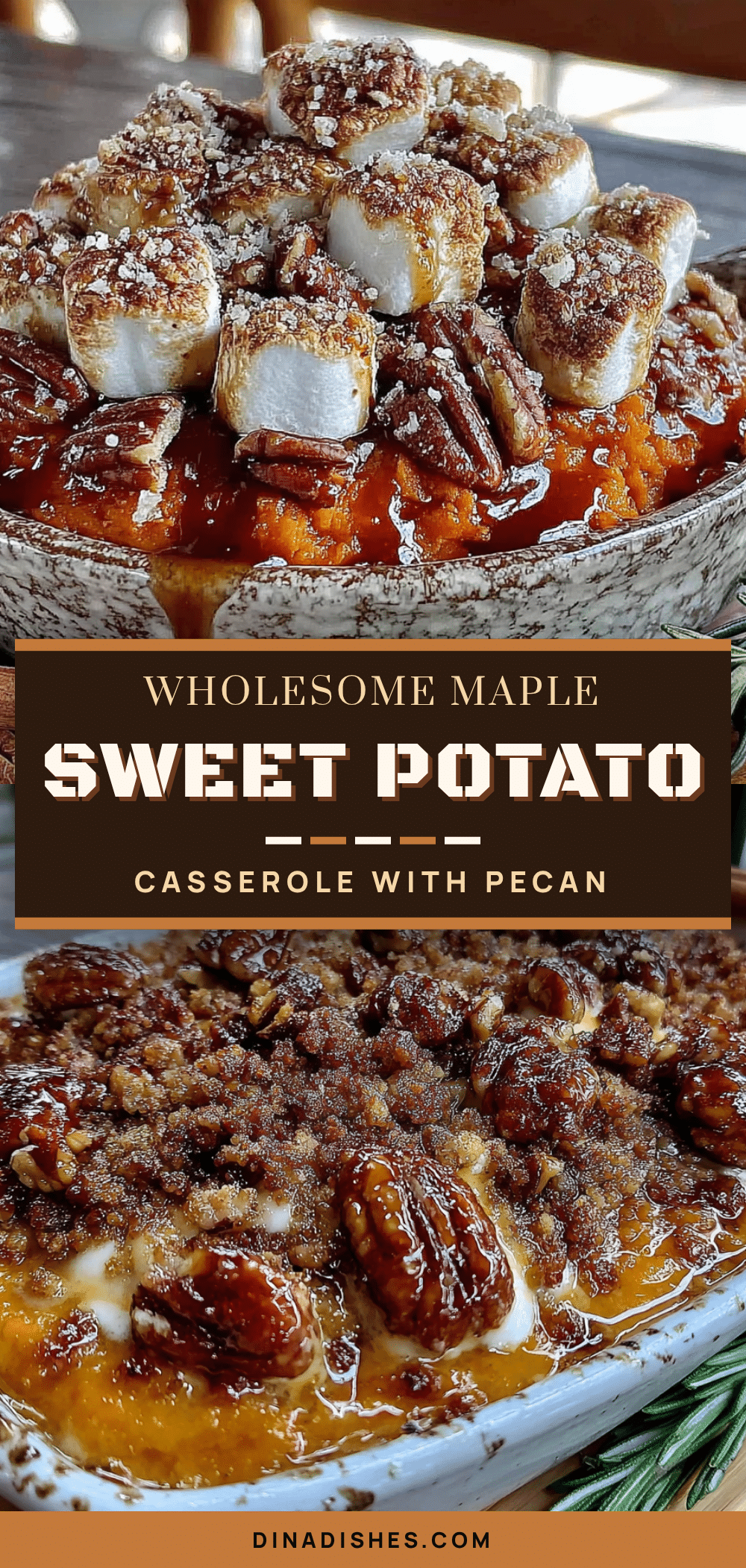 maple bourbon sweet potato casserole recipe