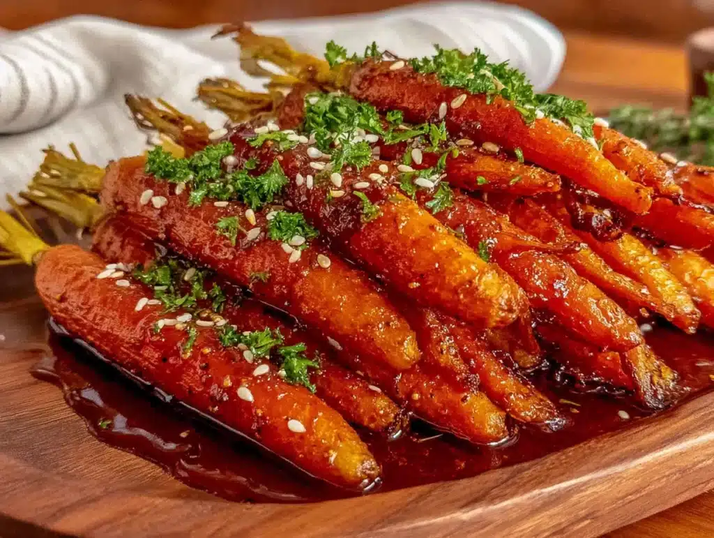 miso butter roasted carrots - featured image
