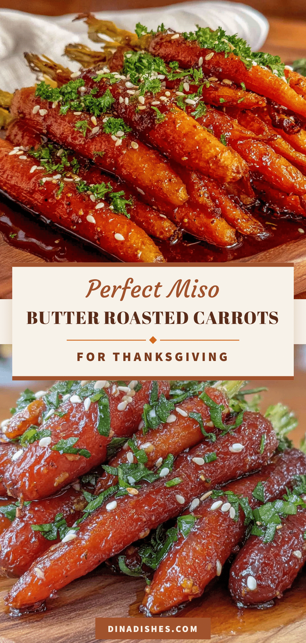 miso butter roasted carrots recipe