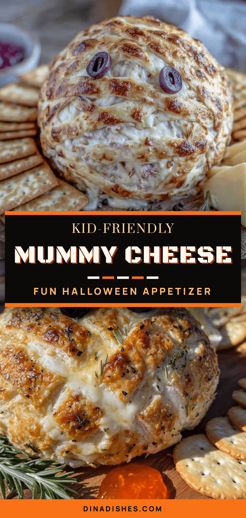 mummy cheese ball recipe
